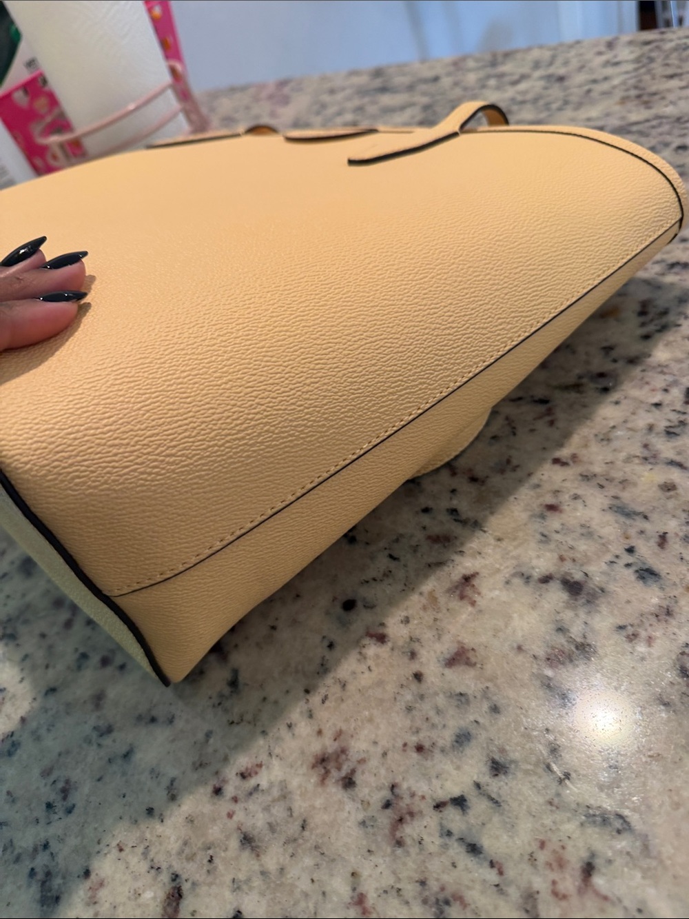 kate spade lemon yellow leather tote - Picture 5 of 15